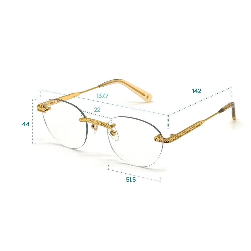 Mens‎ HIP HOP Rimless Gold Round Sunglasses Purple Peach Sophisticated Designer
